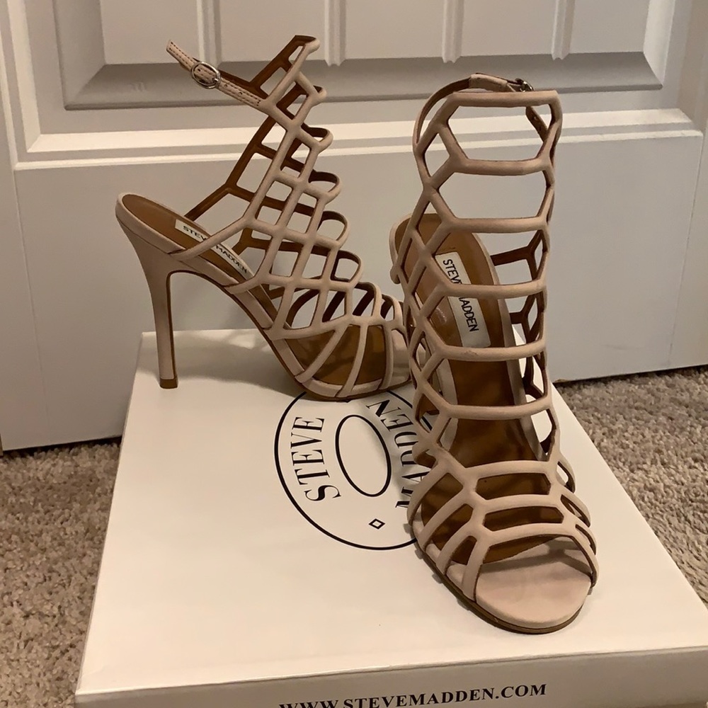 Steve Madden Slithur Blush Nubuck